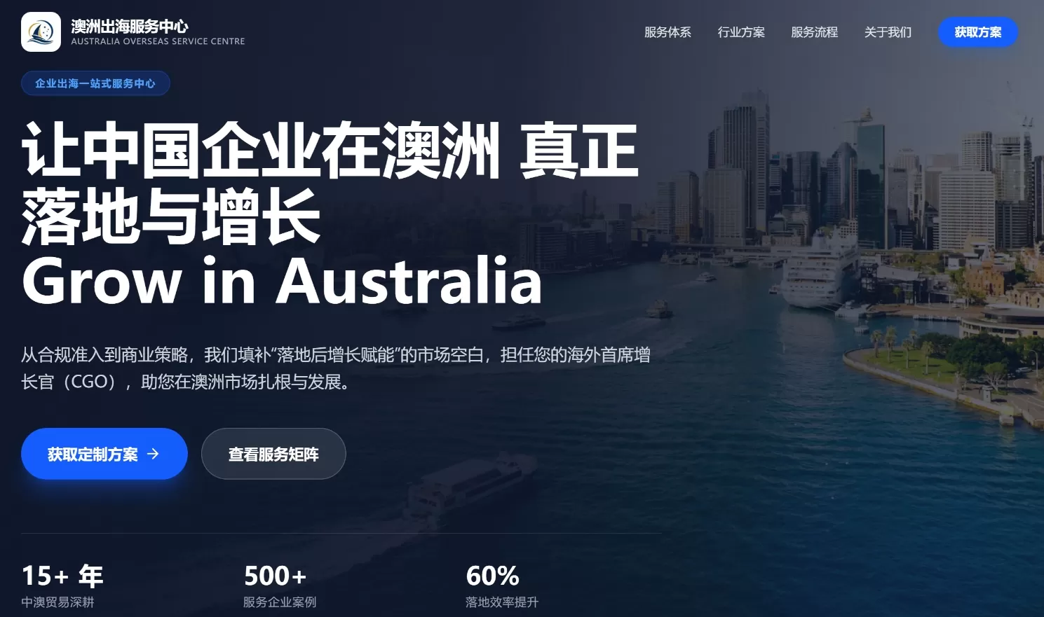立足中澳，链通全球  ——您的专业出海“护航人”正式起航！